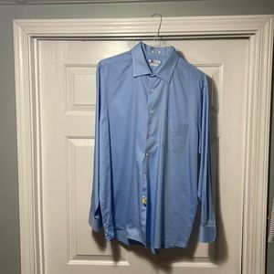 Mens Blue Van Heusen Dress Shirt